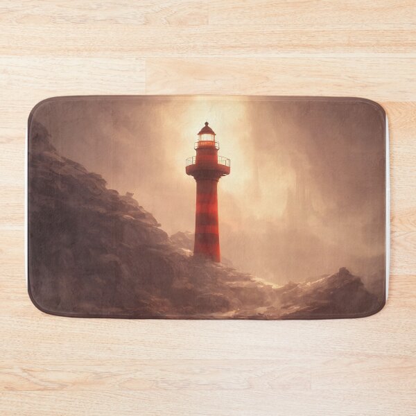 Item preview, a beautiful cinematic image of a lighthouse, fantasy forest landscape, fantasy magic, dark light night, intricate, elegant, sharp focus, illustration, highly detailed, digital p designed and sold by DrawItOnce.