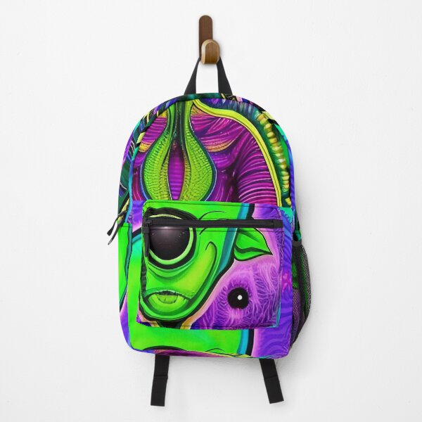 Item preview, Trippy alien art. Colorful psychedelic extraterrestrial designed and sold by Neo-Expression.