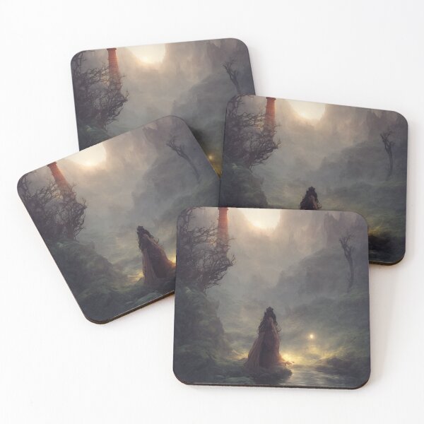 Item preview, a beautiful cinematic image of a lighthouse, fantasy forest landscape, fantasy magic, dark light night, intricate, elegant, sharp focus, illustration, highly detailed, digital p designed and sold by DrawItOnce.