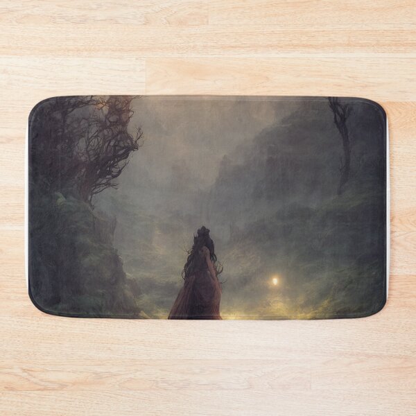 Item preview, a beautiful cinematic image of a lighthouse, fantasy forest landscape, fantasy magic, dark light night, intricate, elegant, sharp focus, illustration, highly detailed, digital p designed and sold by DrawItOnce.