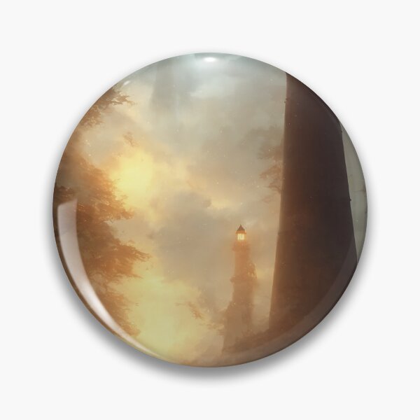 Item preview, a beautiful cinematic image of a lighthouse, fantasy forest landscape, fantasy magic, dark light night, intricate, elegant, sharp focus, illustration, highly detailed, digital p designed and sold by DrawItOnce.