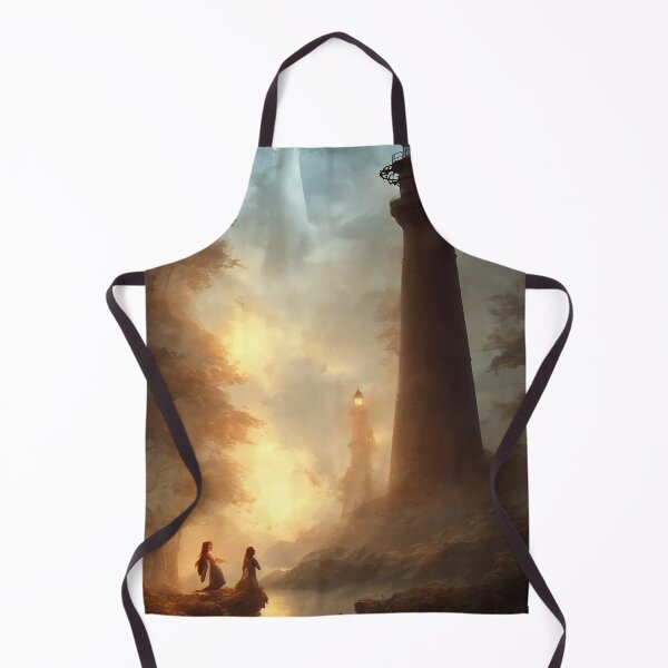 Item preview, a beautiful cinematic image of a lighthouse, fantasy forest landscape, fantasy magic, dark light night, intricate, elegant, sharp focus, illustration, highly detailed, digital p designed and sold by DrawItOnce.