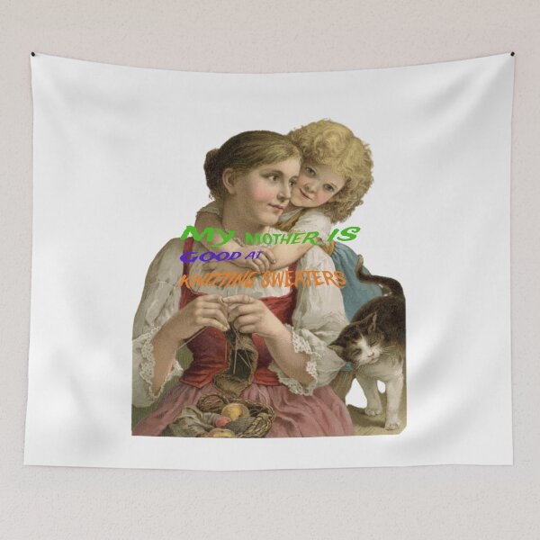 Item preview, my mother is good at knitting designed and sold by BISJOU.
