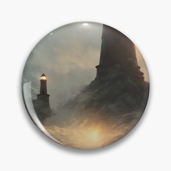 Item preview, a beautiful cinematic image of a lighthouse, fantasy forest landscape, fantasy magic, dark light night, intricate, elegant, sharp focus, illustration, highly detailed, digital p designed and sold by DrawItOnce.