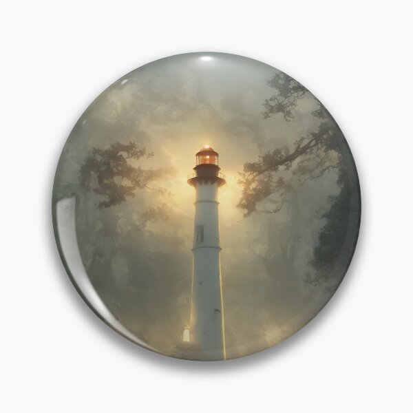 Item preview, a beautiful cinematic image of a lighthouse, fantasy forest landscape, fantasy magic, dark light night, intricate, elegant, sharp focus, illustration, highly detailed, digital p designed and sold by DrawItOnce.