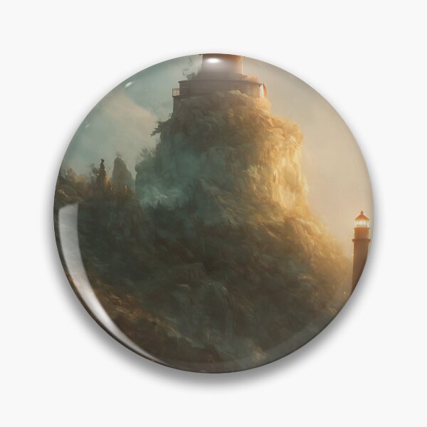 Item preview, a beautiful cinematic image of a lighthouse, fantasy forest landscape, fantasy magic, dark light night, intricate, elegant, sharp focus, illustration, highly detailed, digital p designed and sold by DrawItOnce.