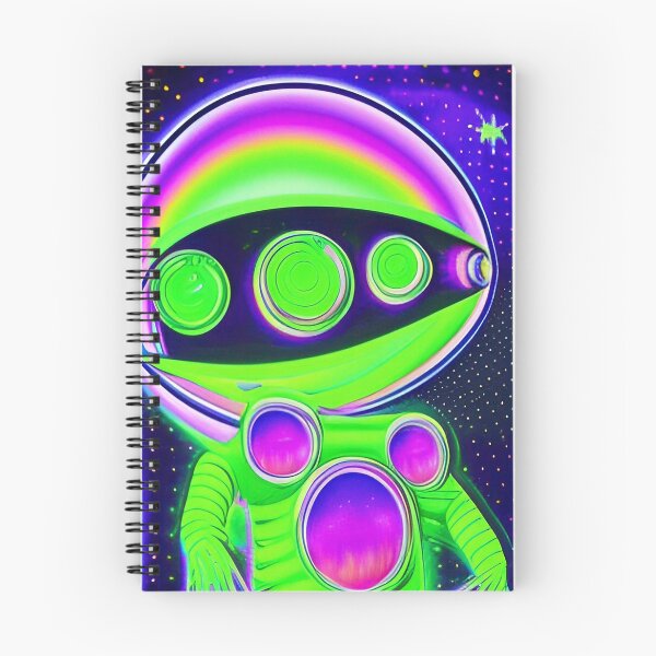 Item preview, Trippy alien art. Colorful psychedelic extraterrestrial designed and sold by Neo-Expression.