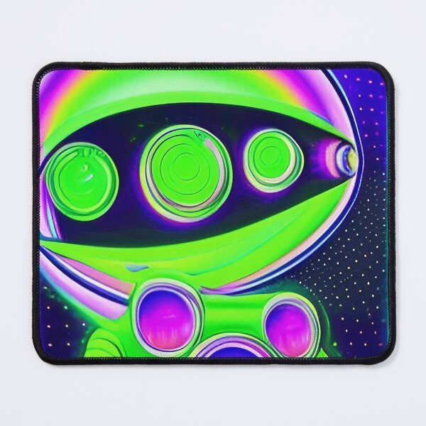 Item preview, Trippy alien art. Colorful psychedelic extraterrestrial designed and sold by Neo-Expression.