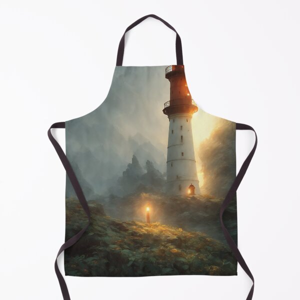 Item preview, a beautiful cinematic image of a lighthouse, fantasy forest landscape, fantasy magic, dark light night, intricate, elegant, sharp focus, illustration, highly detailed, digital p designed and sold by DrawItOnce.