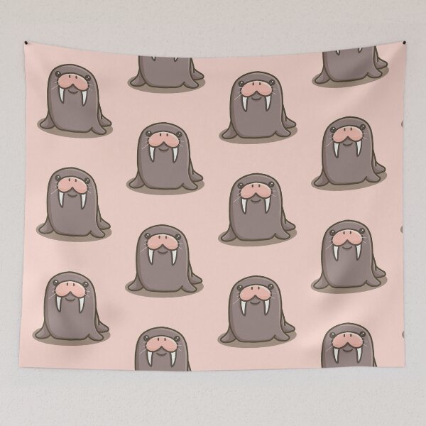 Item preview, Cute Little Walrus designed and sold by HappyDoodlen.