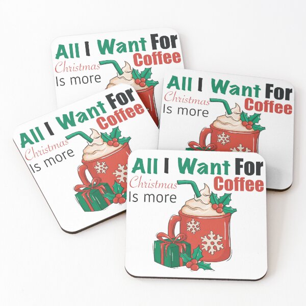 Item preview, All i want for christmas is more coffee designed and sold by saramostafaart.