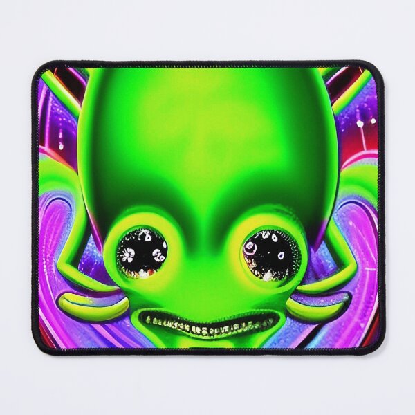 Item preview, Trippy alien art. Colorful psychedelic extraterrestrial designed and sold by Neo-Expression.