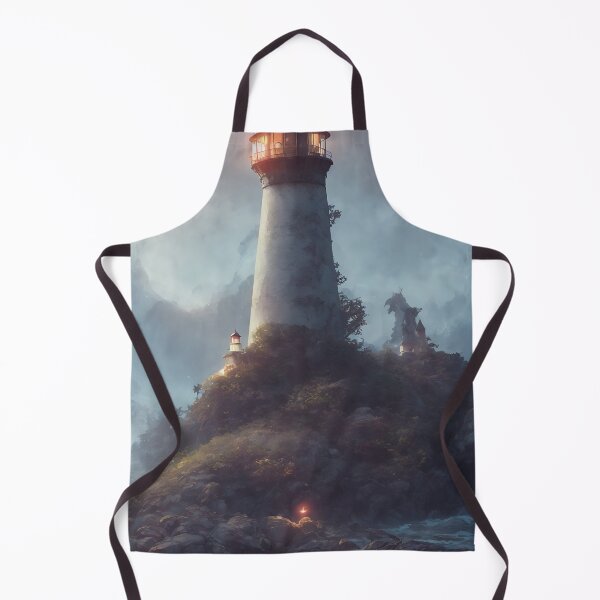 Item preview, a beautiful cinematic image of a lighthouse, fantasy forest landscape, fantasy magic, dark light night, intricate, elegant, sharp focus, illustration, highly detailed, digital p designed and sold by DrawItOnce.
