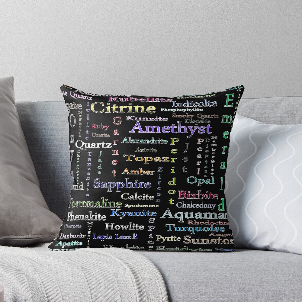 Item preview, Throw Pillow designed and sold by JRGemstones.