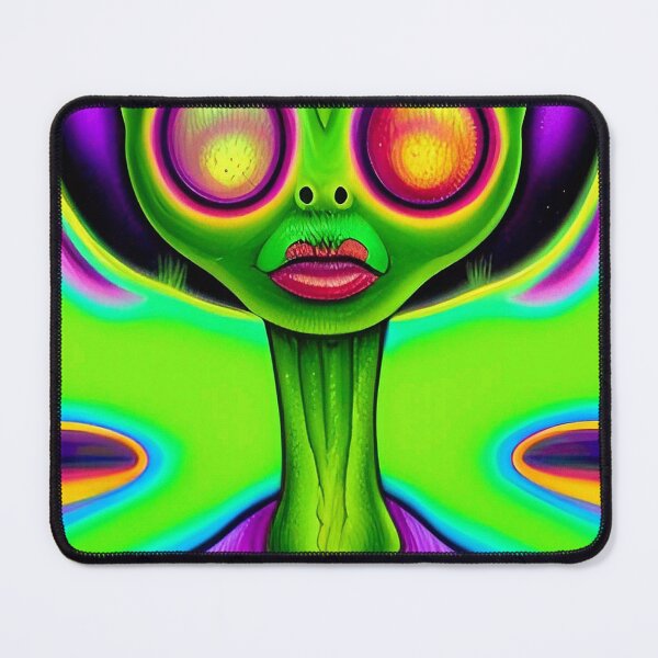 Item preview, Trippy alien art. Colorful psychedelic extraterrestrial designed and sold by Neo-Expression.