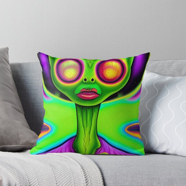 Item preview, Trippy alien art. Colorful psychedelic extraterrestrial designed and sold by Neo-Expression.