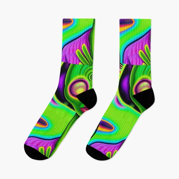 Item preview, Trippy alien art. Colorful psychedelic extraterrestrial designed and sold by Neo-Expression.