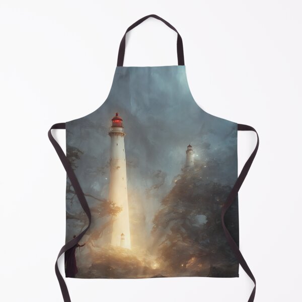 Item preview, a beautiful cinematic image of a lighthouse, fantasy forest landscape, fantasy magic, dark light night, intricate, elegant, sharp focus, illustration, highly detailed, digital p designed and sold by DrawItOnce.