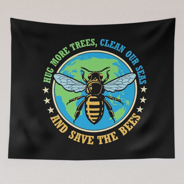 Item preview, Hug More Trees, Clean Our Skies And Save The Bees designed and sold by proearth2022.