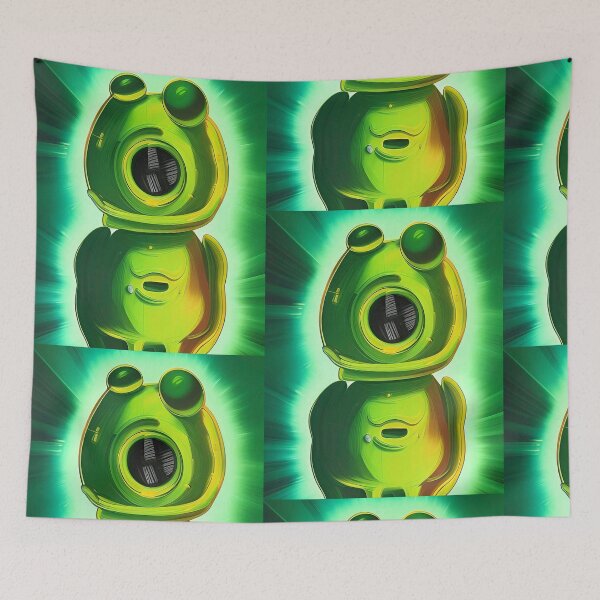Item preview, Trippy alien art. Colorful psychedelic extraterrestrial designed and sold by Neo-Expression.