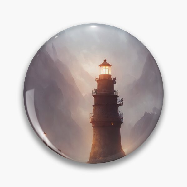 Item preview, a beautiful cinematic image of a lighthouse, fantasy forest landscape, fantasy magic, dark light night, intricate, elegant, sharp focus, illustration, highly detailed, digital p designed and sold by DrawItOnce.