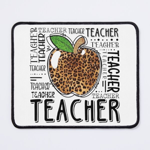 Item preview, Teacher Leopard Apple designed and sold by FortuneCookieTs.