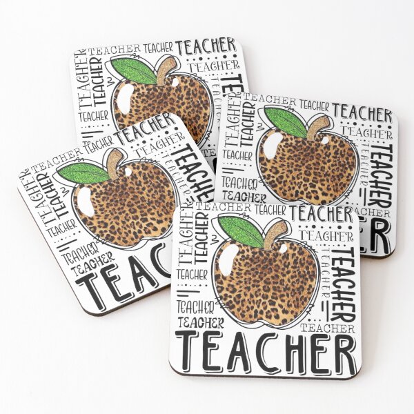 Item preview, Teacher Leopard Apple designed and sold by FortuneCookieTs.