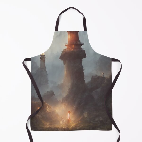 Item preview, a beautiful cinematic image of a lighthouse, fantasy forest landscape, fantasy magic, dark light night, intricate, elegant, sharp focus, illustration, highly detailed, digital p designed and sold by DrawItOnce.