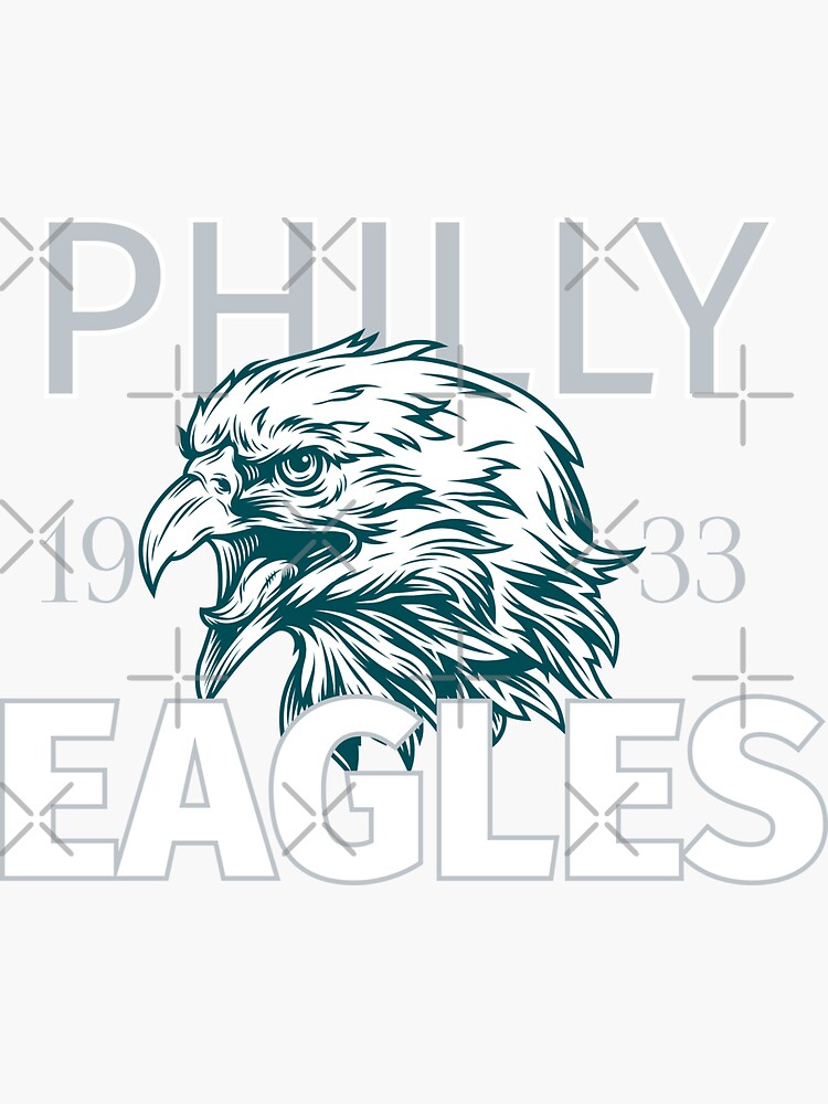 Wavy Retro Fly Eagles Fly SVG Cut File, Instant Download