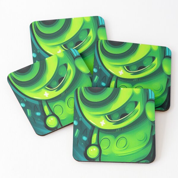 Item preview, Trippy alien art. Colorful psychedelic extraterrestrial designed and sold by Neo-Expression.
