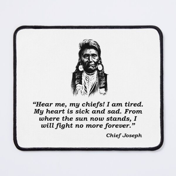 Item preview, Chief Joseph Fight No More designed and sold by historeetees1.