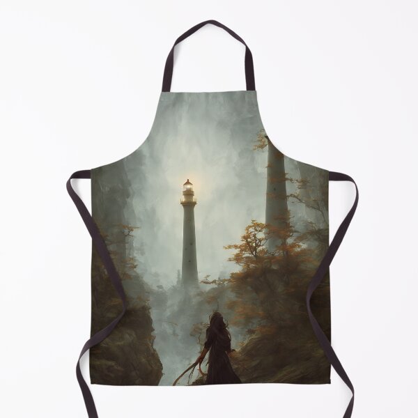 Item preview, a beautiful cinematic image of a lighthouse, fantasy forest landscape, fantasy magic, dark light night, intricate, elegant, sharp focus, illustration, highly detailed, digital p designed and sold by DrawItOnce.