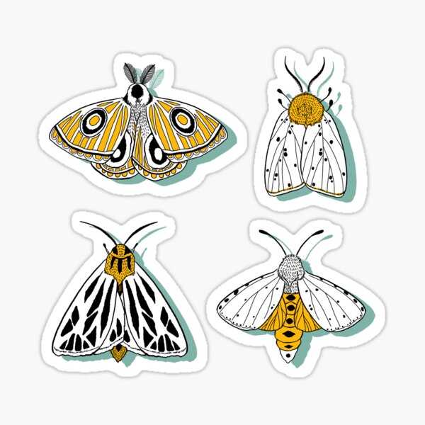 MAGIC MOTHS Sticker