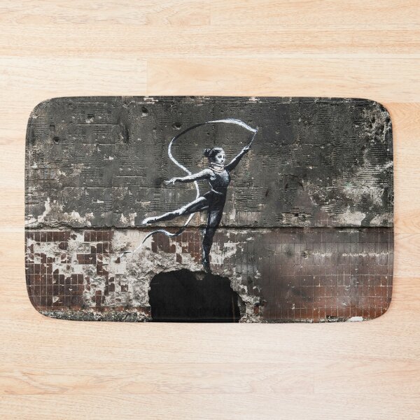 Item preview, Banksy Gymnast With Ribbon Ukraine designed and sold by WE-ARE-BANKSY.