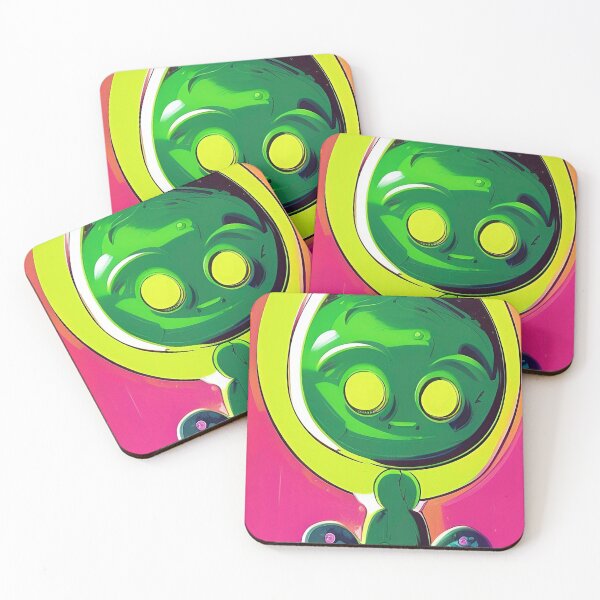 Item preview, Trippy alien art. Colorful psychedelic extraterrestrial designed and sold by Neo-Expression.