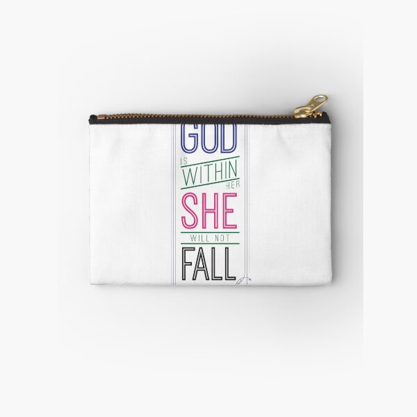 Item preview, God is Within Her She Will Not Fall designed and sold by ImageNugget.