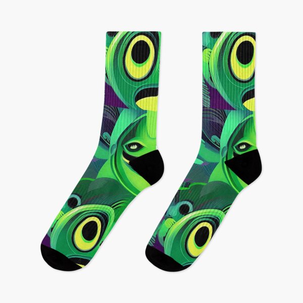 Item preview, Trippy alien art. Colorful psychedelic extraterrestrial designed and sold by Neo-Expression.
