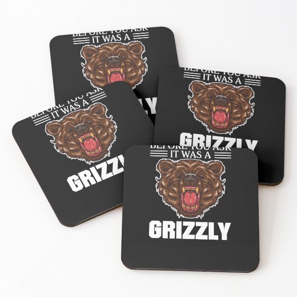 Item preview, Before You Ask It Was A Grizzly Bear Bite Wild Illustration designed and sold by Cedinho.