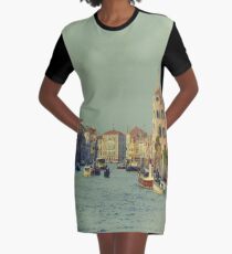 Venice, Grand Canal Graphic T-Shirt Dress