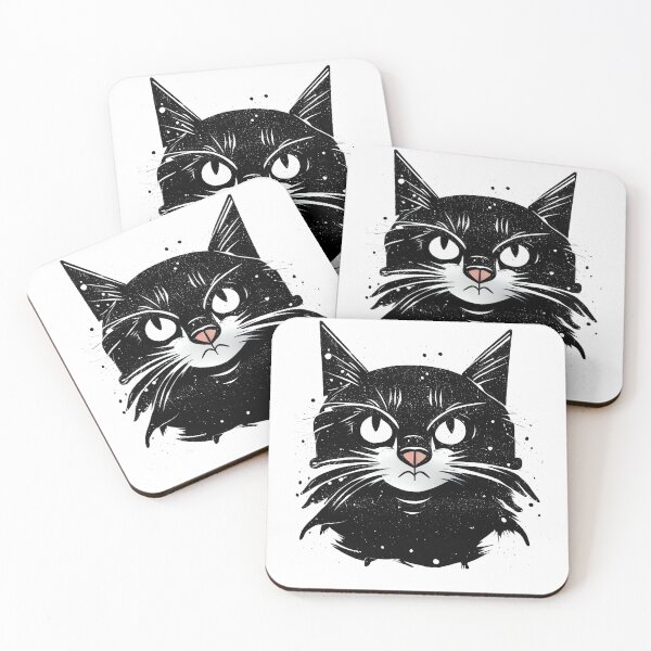 Item preview, Angry Black Tomcat designed and sold by KOTOdesign.