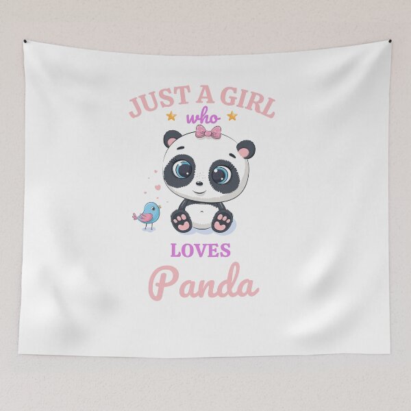 Item preview, just a girl who loves pandas ⭐⭐⭐⭐⭐? designed and sold by senouz.