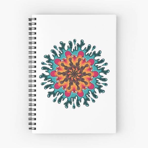 Item preview, Eyes on fire mandala designed and sold by AlanaInk.