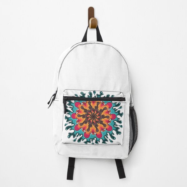 Item preview, Eyes on fire mandala designed and sold by AlanaInk.