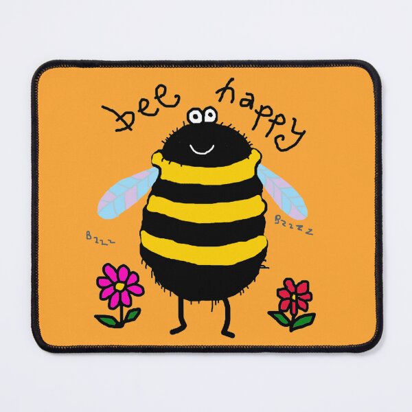 Item preview, Cute Bee Cartoon Bee Happy designed and sold by jaggerstudios.
