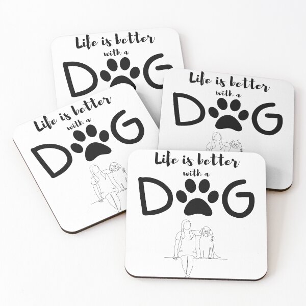 Item preview, Life is better with a dog designed and sold by Abeer’s Art.
