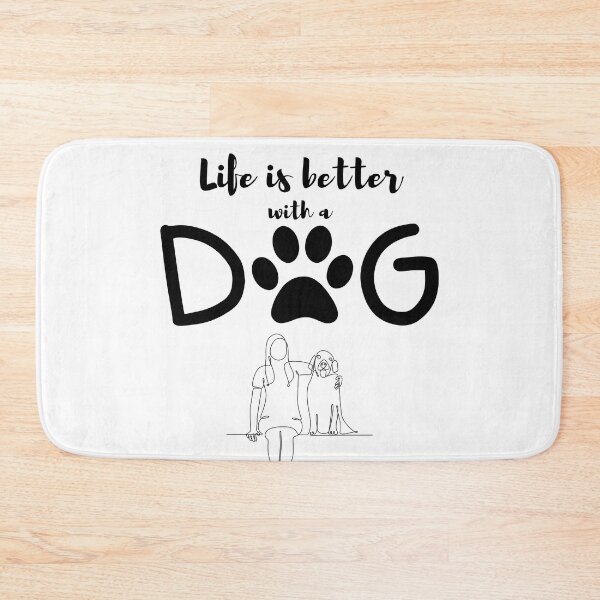 Item preview, Life is better with a dog designed and sold by Abeer’s Art.