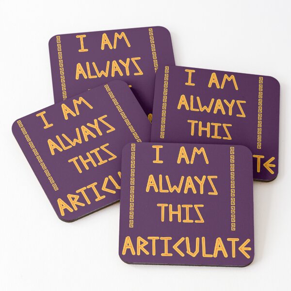 Item preview, Are you always this articulate? designed and sold by Immobilization.