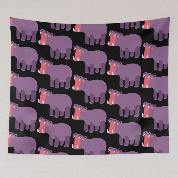 Item preview, Purple Hippopotamus designed and sold by PrintPortal.