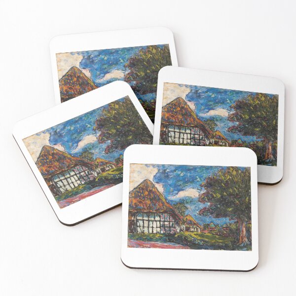 Item preview,  Ernst Ludwig Kirchner Fehmarn Houses (1908) designed and sold by TeeARTHY.
