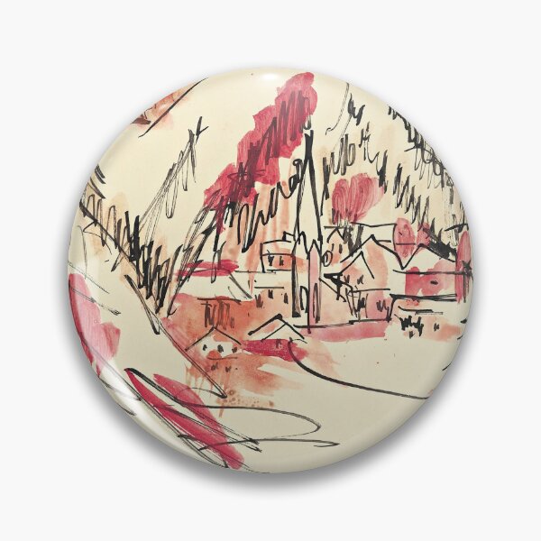 Item preview, Ernst Ludwig Kirchner  Landschaft Davos(Landscape At Davos) designed and sold by TeeARTHY.